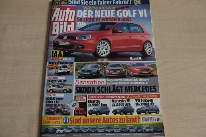 Deckblatt Auto Bild (33/2007)